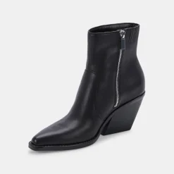 Volli Boots Black Leather