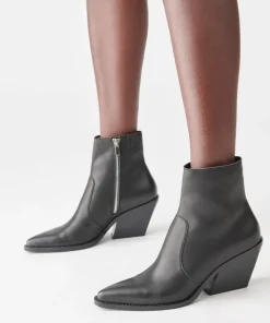 Volli Boots Black Leather