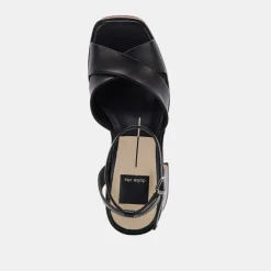 Wessi Heels Black Leather