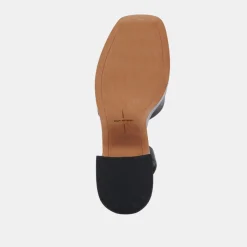 Wessi Heels Black Leather