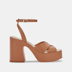 Wessi Heels Caramel Leather