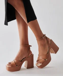 Wessi Heels Caramel Leather
