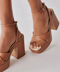 Wessi Heels Caramel Leather