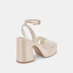 Wessi Pearl Heels Vanilla Pearls