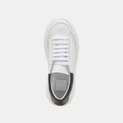 Wyett Sneakers White Black Leather