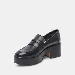 Yanni Loafers Black Leather