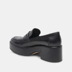 Yanni Loafers Black Leather