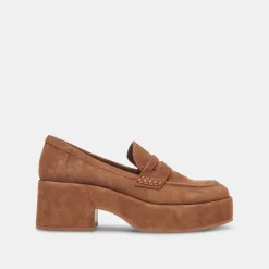 Yanni Loafers Chestnut Suede