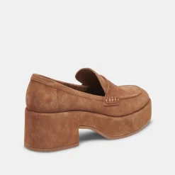 Yanni Loafers Chestnut Suede
