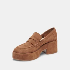 Yanni Loafers Chestnut Suede