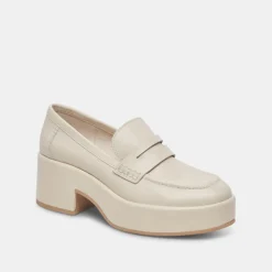 Yanni Loafers Ivory Leather