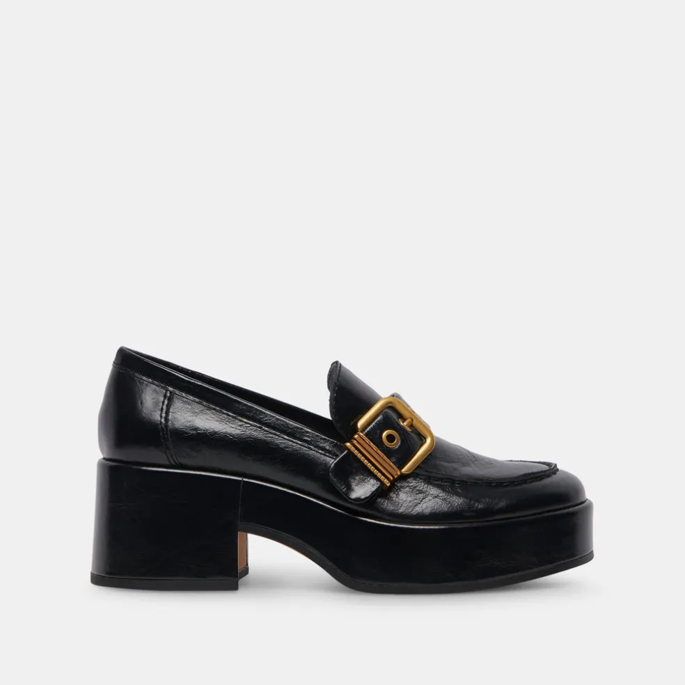 Yonder Loafers Midnight Crinkle Patent