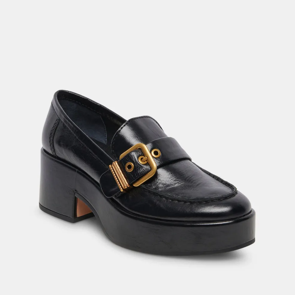 Yonder Loafers Midnight Crinkle Patent