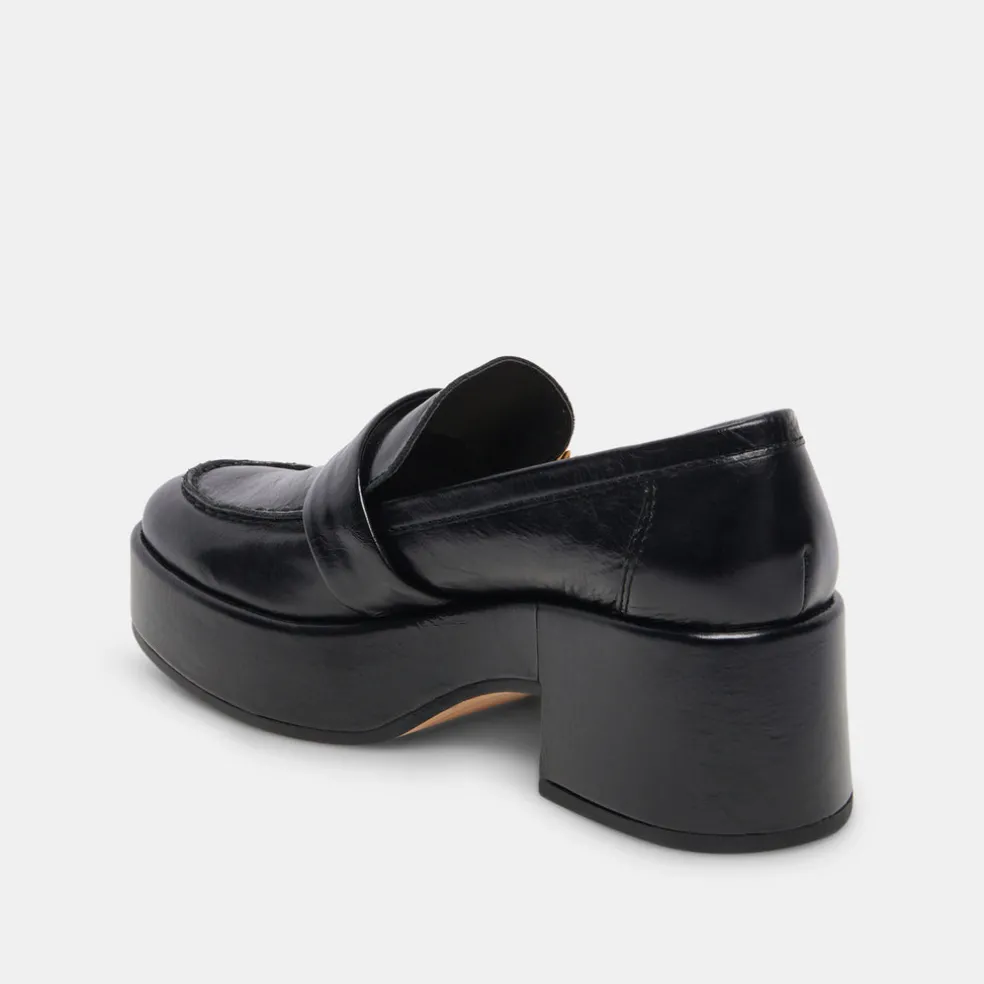 Yonder Loafers Midnight Crinkle Patent
