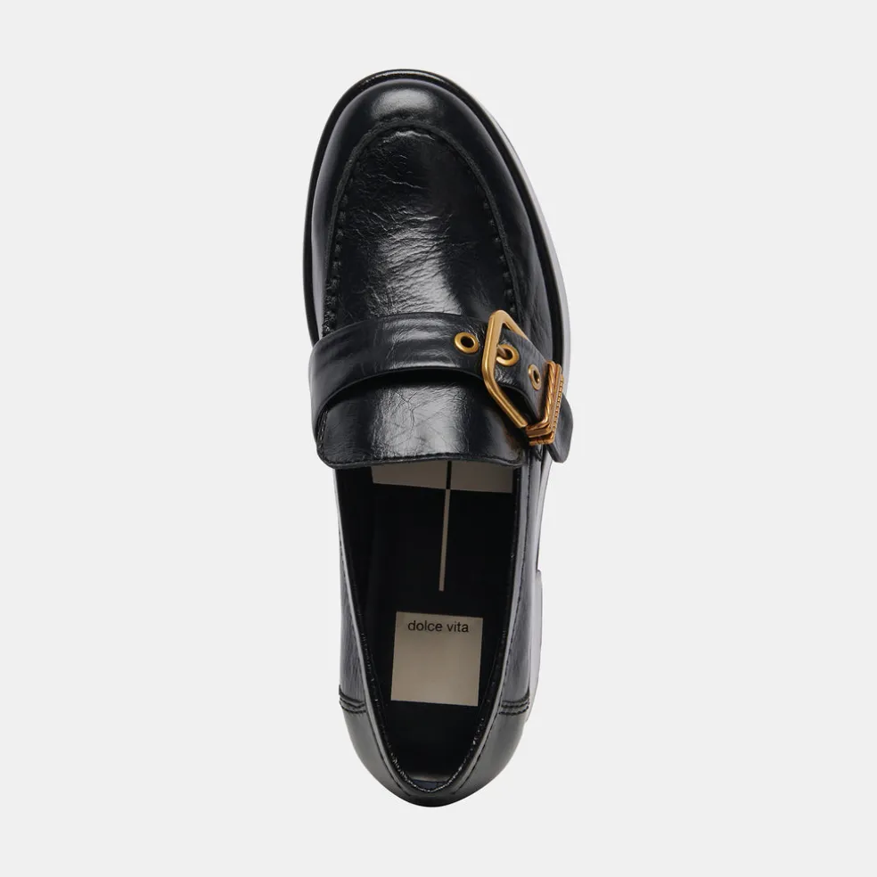 Yonder Loafers Midnight Crinkle Patent