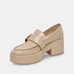 Yonder Loafers Sesame Crinkle Patent