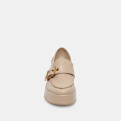 Yonder Loafers Sesame Crinkle Patent