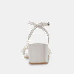 Zalima Heels Vanilla Pearls