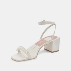 Zalima Heels Vanilla Pearls