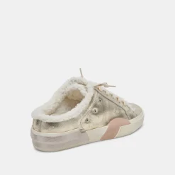 Zantel Sneakers Platinum Distressed Leather