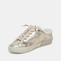 Zantel Sneakers Platinum Distressed Leather