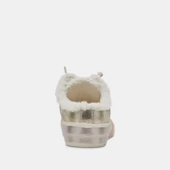 Zantel Sneakers Platinum Distressed Leather