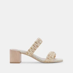 Zeno Sandals Lt Natural Raffia