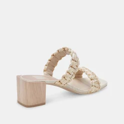 Zeno Sandals Lt Natural Raffia
