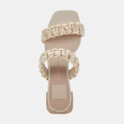 Zeno Sandals Lt Natural Raffia