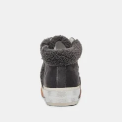 Zilvia Plush Sneakers Anthracite Suede