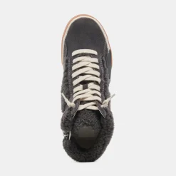 Zilvia Plush Sneakers Anthracite Suede