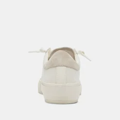 Zina 360 Sneakers White Natural Recycled Leather