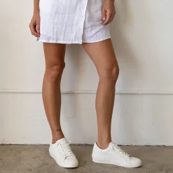 Zina 360 Sneakers White Recycled Leather