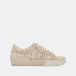 Zina Crochet Sneakers Sandstone Crochet