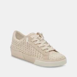 Zina Crochet Sneakers Sandstone Crochet