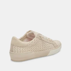 Zina Crochet Sneakers Sandstone Crochet