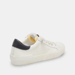 Zina Foam 360 Sneakers White Black Recycled Leather