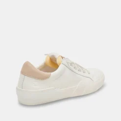 Zina Foam 360 Sneakers White Dune Recycled Leather