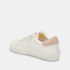 Zina Foam 360 Sneakers White Dune Recycled Leather