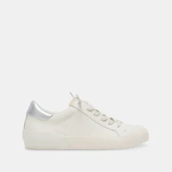 Zina Foam 360 Sneakers White Silver Recycled Leather