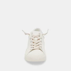 Zina Foam 360 Sneakers White Silver Recycled Leather