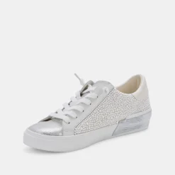 Zina Pearl Wide Sneakers Vanilla Pearls