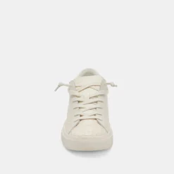 Zina Sneakers Bone Raffia