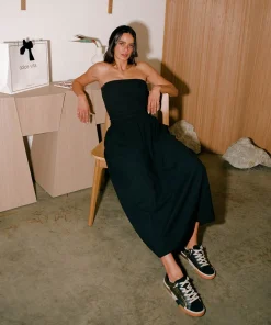 Zina Sneakers Bronze Black Woven