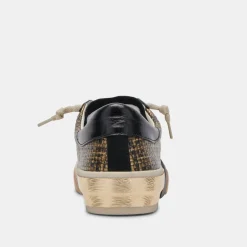 Zina Sneakers Bronze Black Woven