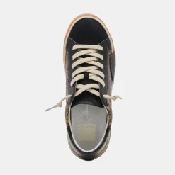 Zina Sneakers Bronze Black Woven