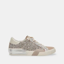 Zina Sneakers Dk Silver Multi Woven