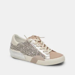 Zina Sneakers Dk Silver Multi Woven
