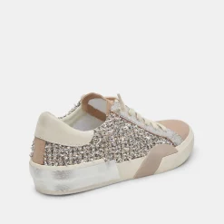 Zina Sneakers Dk Silver Multi Woven