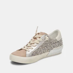 Zina Sneakers Dk Silver Multi Woven